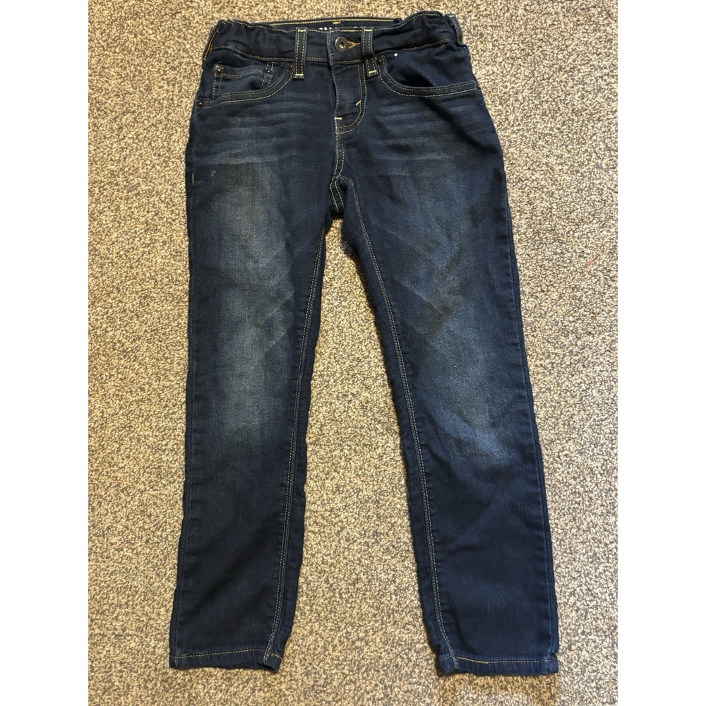 Levi's Signature Jeans Kids Size 8 Regular Dark Wash Slim Straight Denim